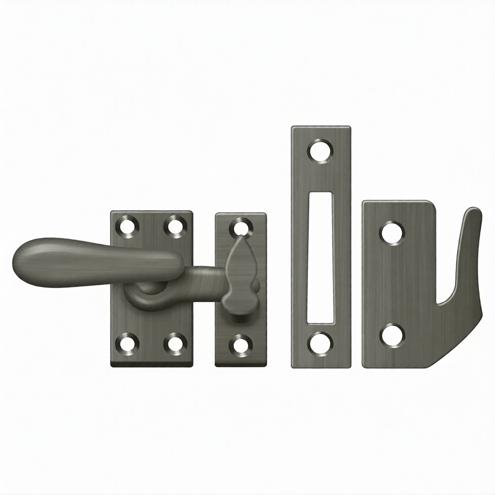 Window Lock, Casement Fastener, Medium (Multiple Finishes)