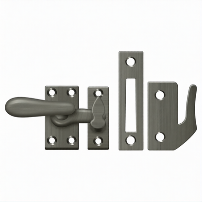 Window Lock, Casement Fastener, Medium (Multiple Finishes)