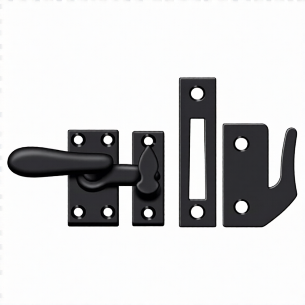 Window Lock, Casement Fastener, Medium (Multiple Finishes)