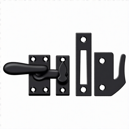 Window Lock, Casement Fastener, Medium (Multiple Finishes)