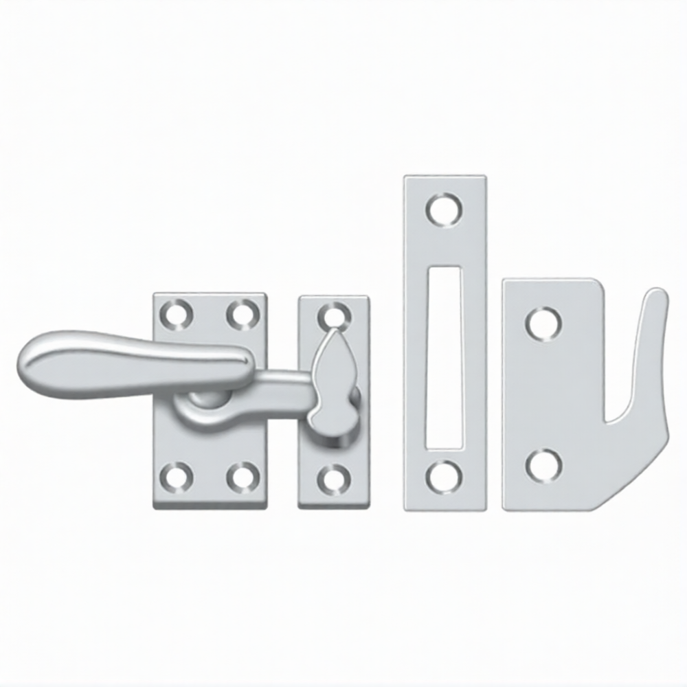 Window Lock, Casement Fastener, Medium (Multiple Finishes)