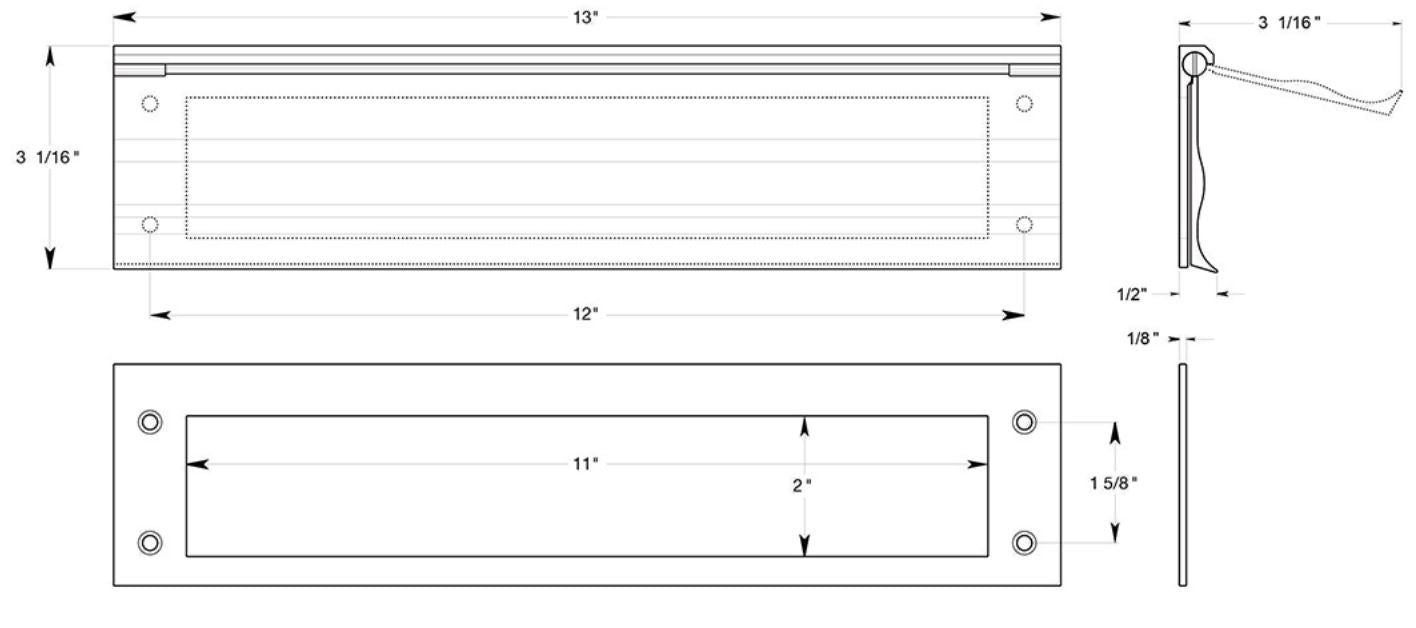Mail Slot (Multiple Finishes)