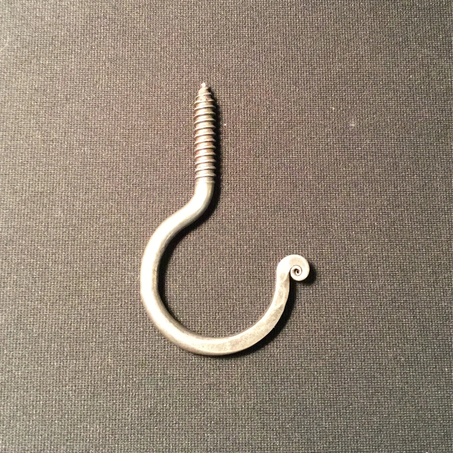 Hand Wrought Large Screw In Hook
