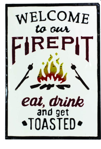 Toasted Fire Pit Sign