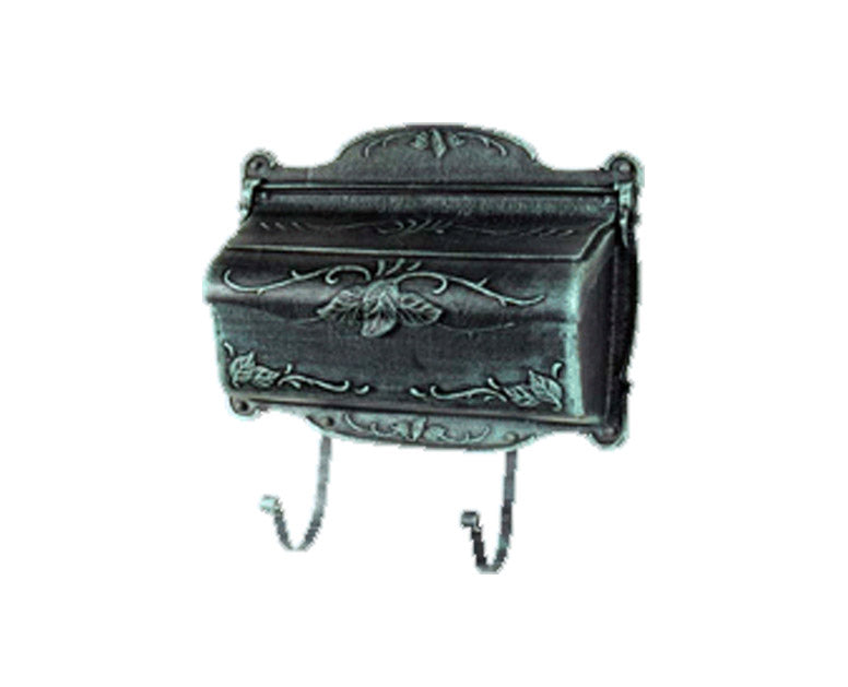 Floral Horizontal Residential Mailbox (Multiple Finishes)