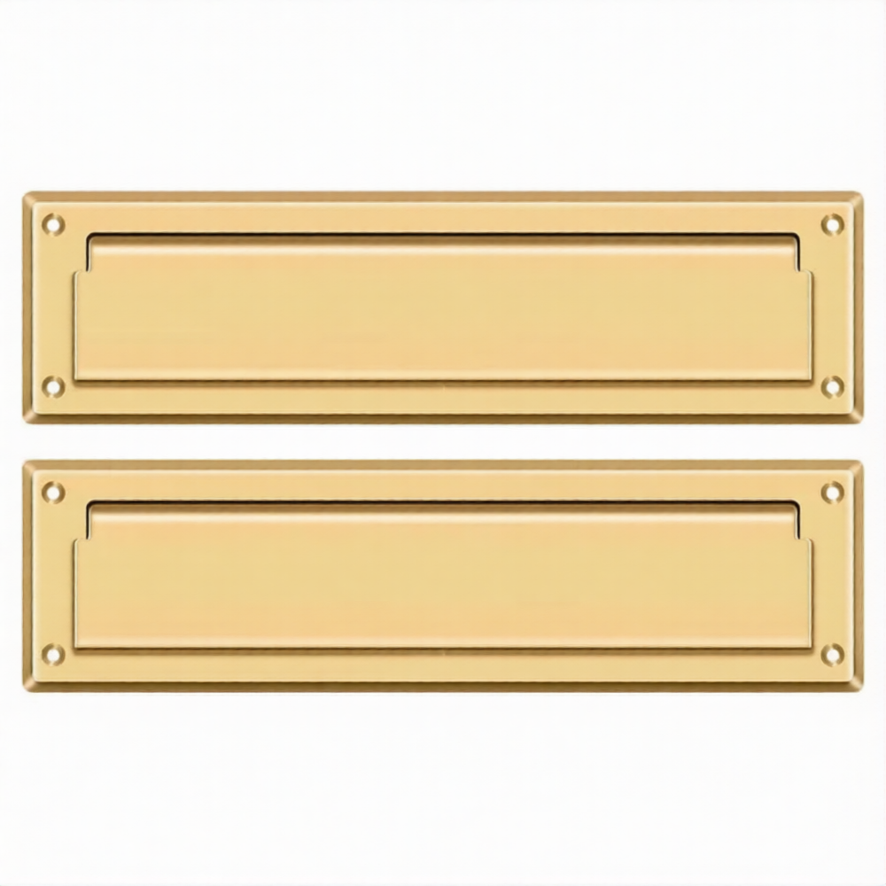 Mail Slot 13-1/8" with Interior Flap (Multiple Finishes)