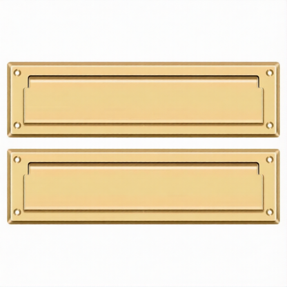 Mail Slot 13-1/8" with Interior Flap (Multiple Finishes)