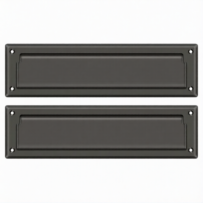 Mail Slot 13-1/8" with Interior Flap (Multiple Finishes)