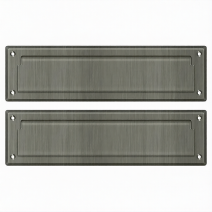 Mail Slot 13-1/8" with Interior Flap (Multiple Finishes)