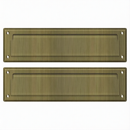 Mail Slot 13-1/8" with Interior Flap (Multiple Finishes)