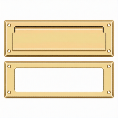 Mail Slot 13-1/8" with Interior Frame (Multiple Finishes)