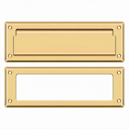Mail Slot 8-7/8" with Interior Frame (Multiple Finishes)
