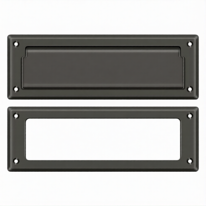 Mail Slot 8-7/8" with Interior Frame (Multiple Finishes)