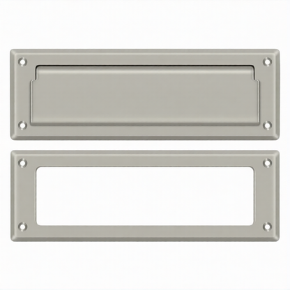 Mail Slot 13-1/8" with Interior Frame (Multiple Finishes)