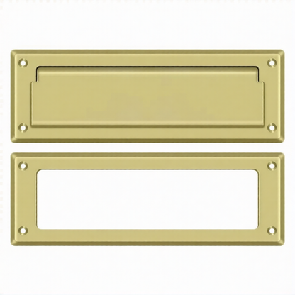 Mail Slot 13-1/8" with Interior Frame (Multiple Finishes)