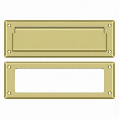 Mail Slot 8-7/8" with Interior Frame (Multiple Finishes)