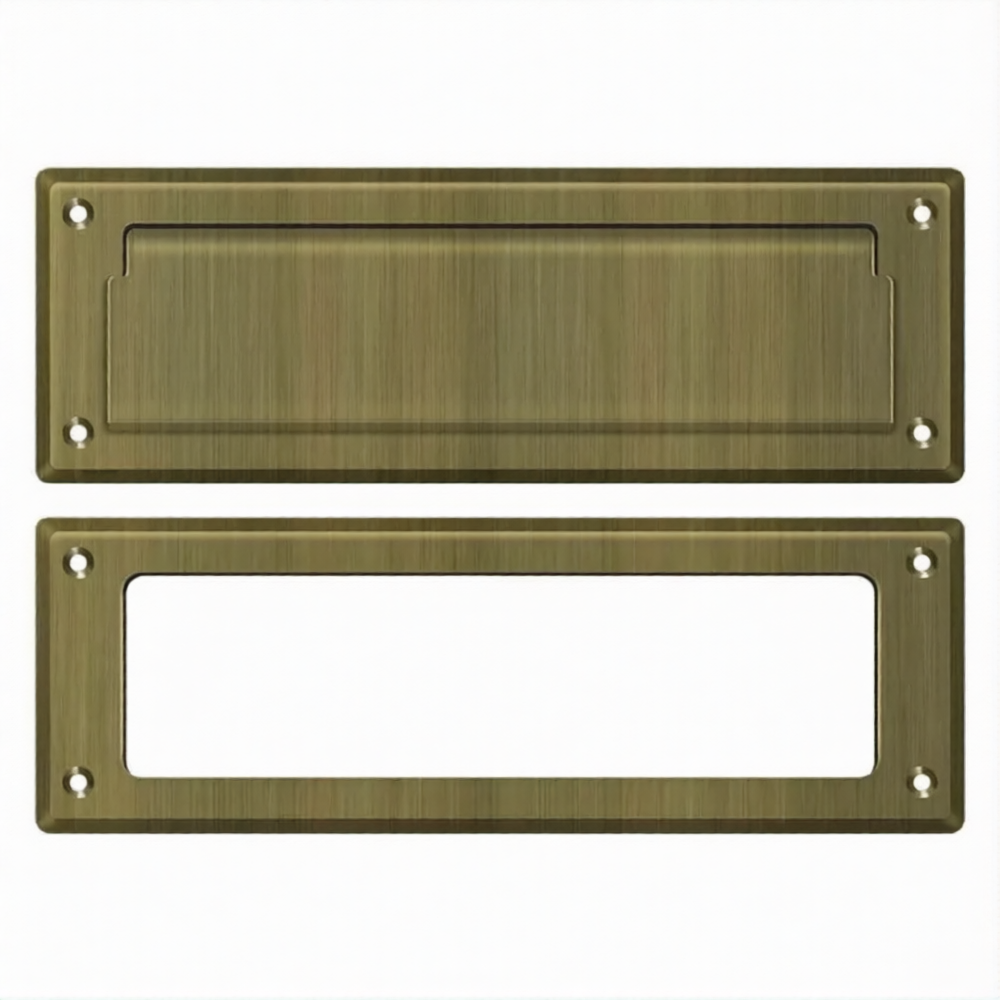 Mail Slot 13-1/8" with Interior Frame (Multiple Finishes)