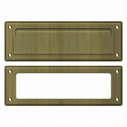 Mail Slot 13-1/8" with Interior Frame (Multiple Finishes)