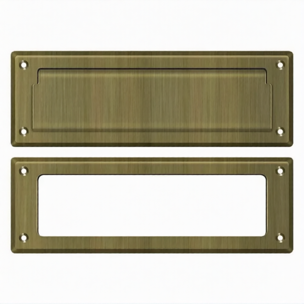 Mail Slot 8-7/8" with Interior Frame (Multiple Finishes)