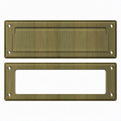 Mail Slot 8-7/8" with Interior Frame (Multiple Finishes)