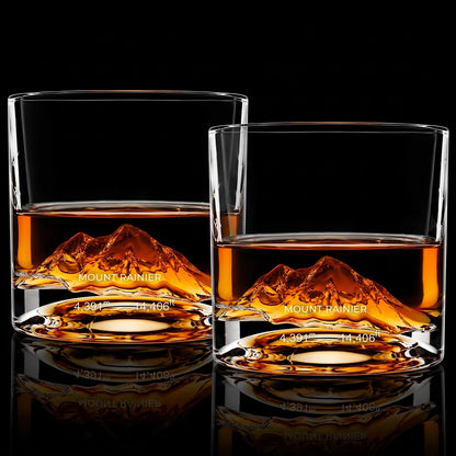 Mountain Whiskey Glasses (Multiple Styles Available