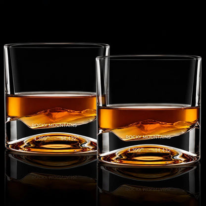 Mountain Whiskey Glasses (Multiple Styles Available