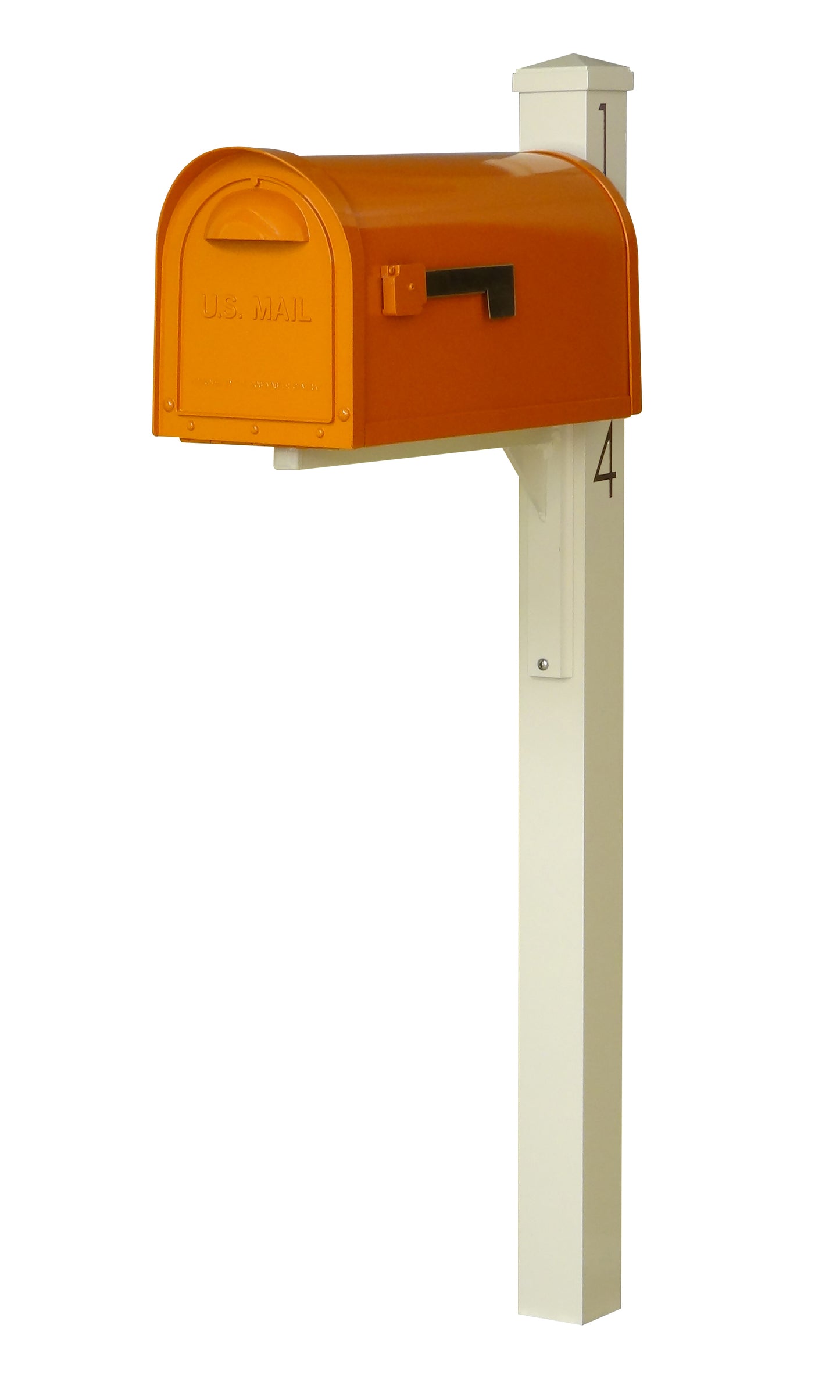 Modern Aluminum Curbside Mailbox Package #1 (4 Colors)