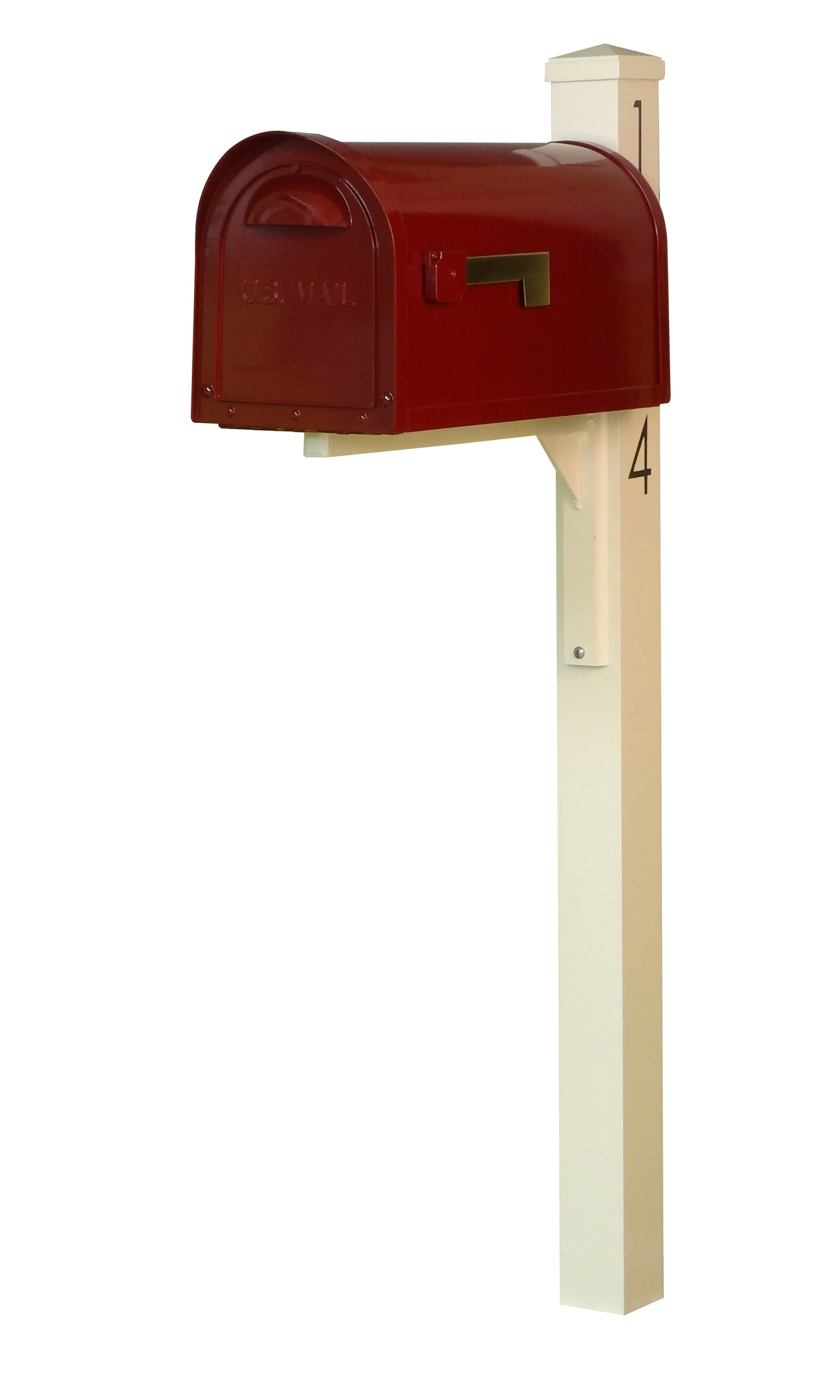 Modern Aluminum Curbside Mailbox Package #1 (4 Colors)