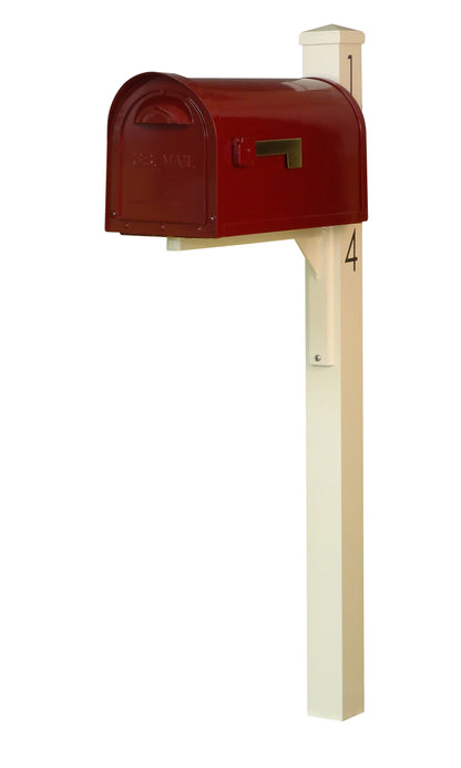 Modern Aluminum Curbside Mailbox Package #1 (4 Colors)