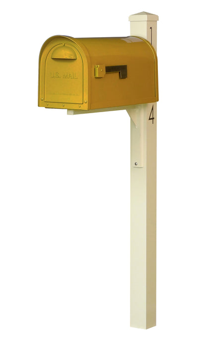 Modern Aluminum Curbside Mailbox Package #1 (4 Colors)