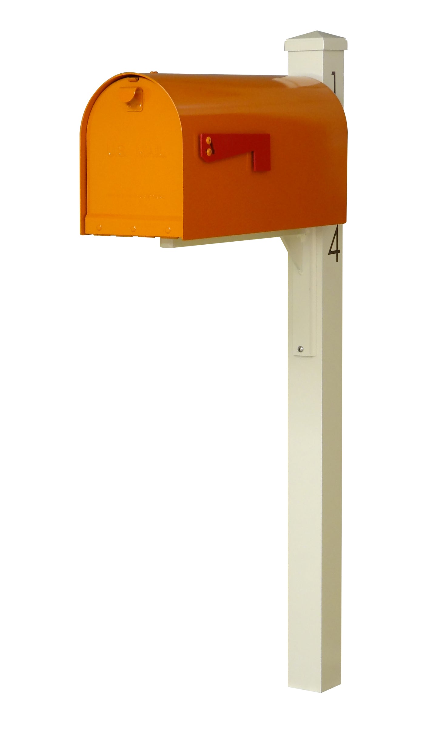 Modern Aluminum Curbside Mailbox Package #2 (4 Colors)