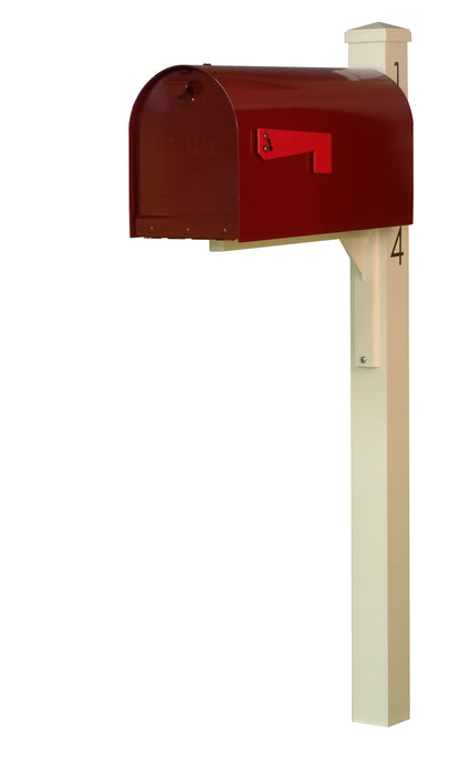 Modern Aluminum Curbside Mailbox Package #2 (4 Colors)