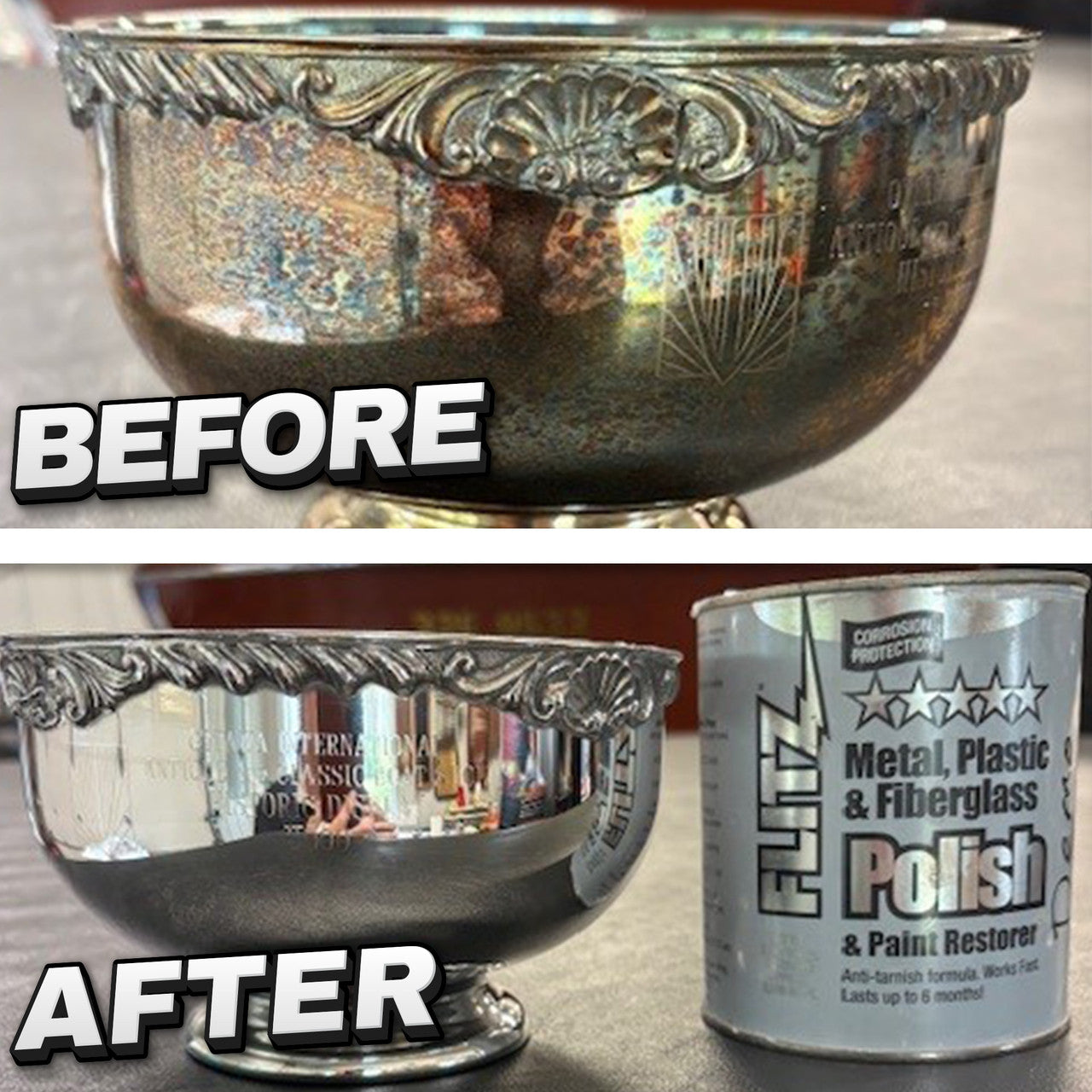 Paste Metal Polish also for Fiberglass, Plastic & Paint