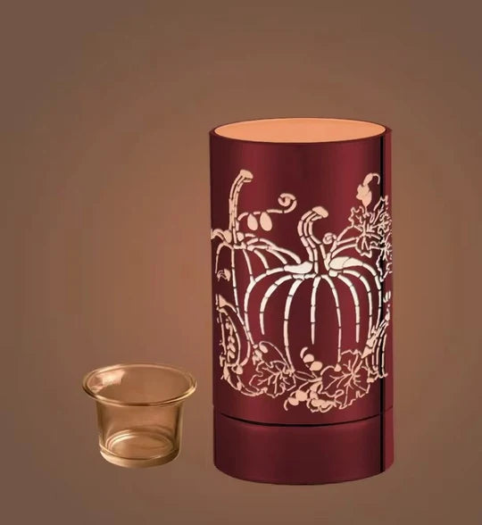 7" touch lamp-Fragrance Wax Melts Warmer -Electric Candle Essential Oil Burner (Red Finish)