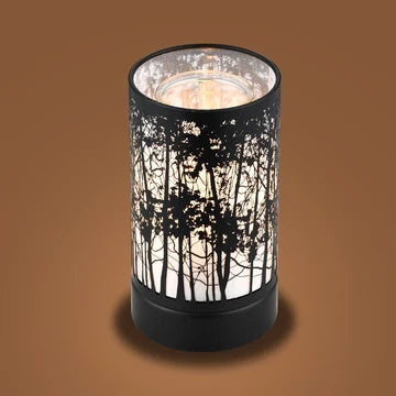 7" touch lamp-Fragrance Wax Melts Warmer -Electric Candle Essential Oil Burner (Black Finish)