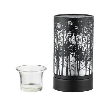 7" touch lamp-Fragrance Wax Melts Warmer -Electric Candle Essential Oil Burner (Black Finish)