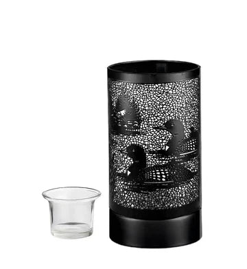 7" touch lamp-Fragrance Wax Melts Warmer -Electric Candle Essential Oil Burner (Black Finish)