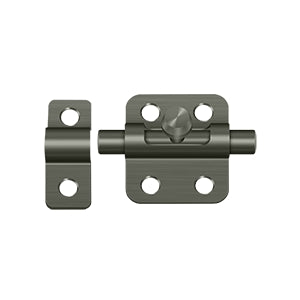 2" Barrel Bolt (Multiple Finishes)