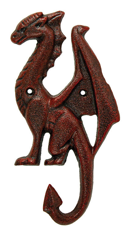 Dragon Key Hook - Red Rust