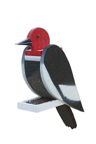 WOOD BIRD FEEDER