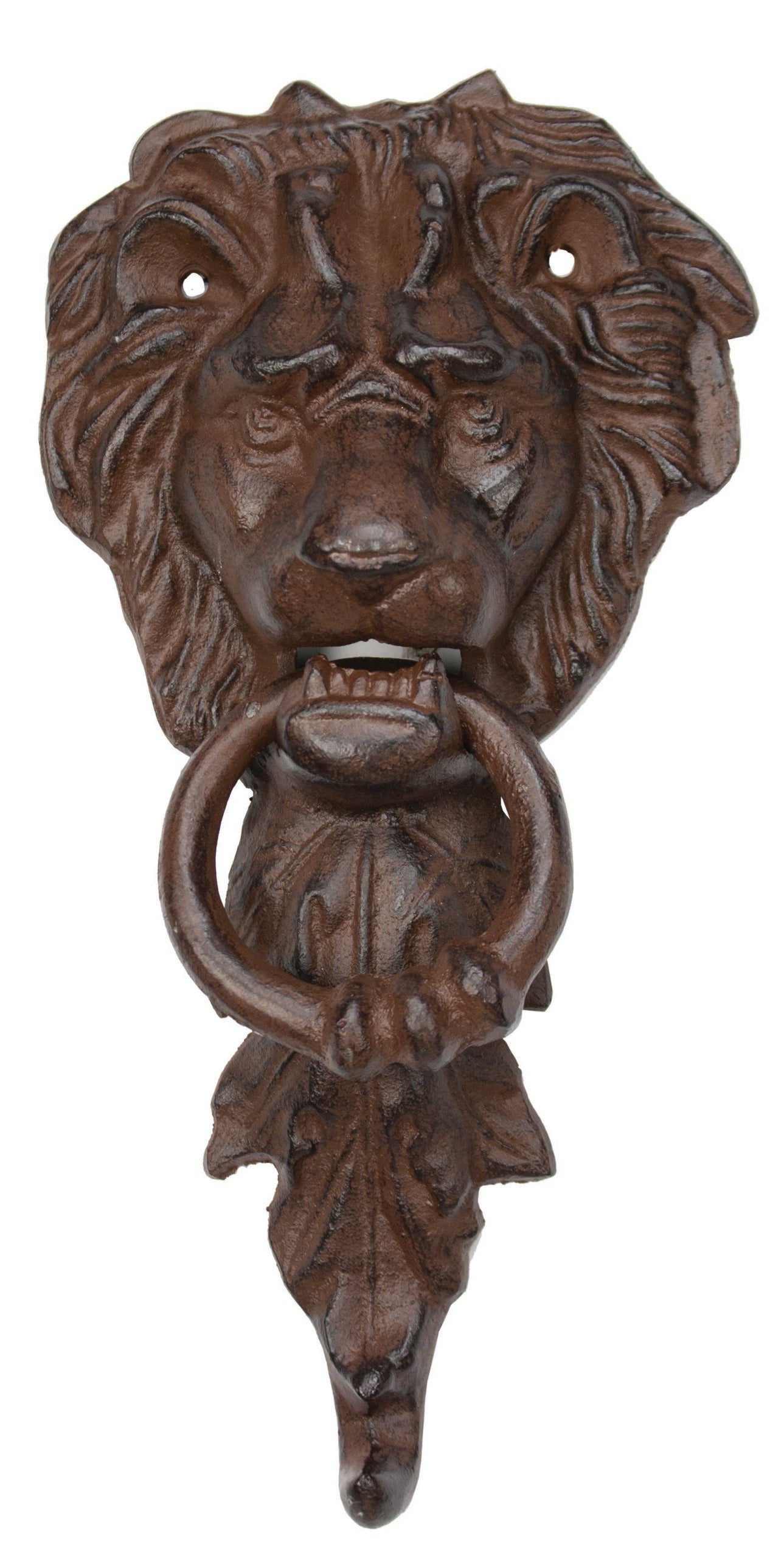 Lion Door Knocker - Rusted