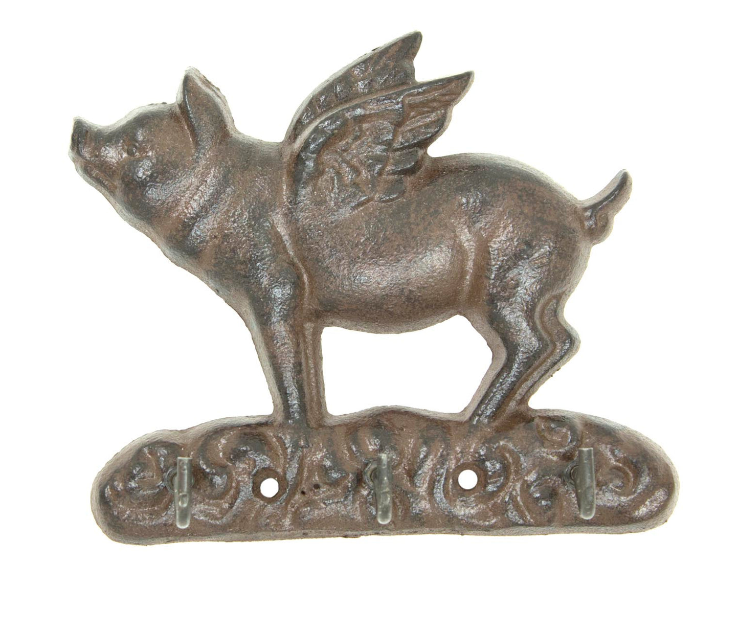 Flying Pig Key Hook Rack
