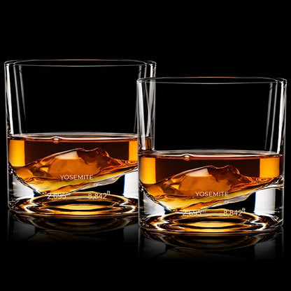 Mountain Whiskey Glasses (Multiple Styles Available