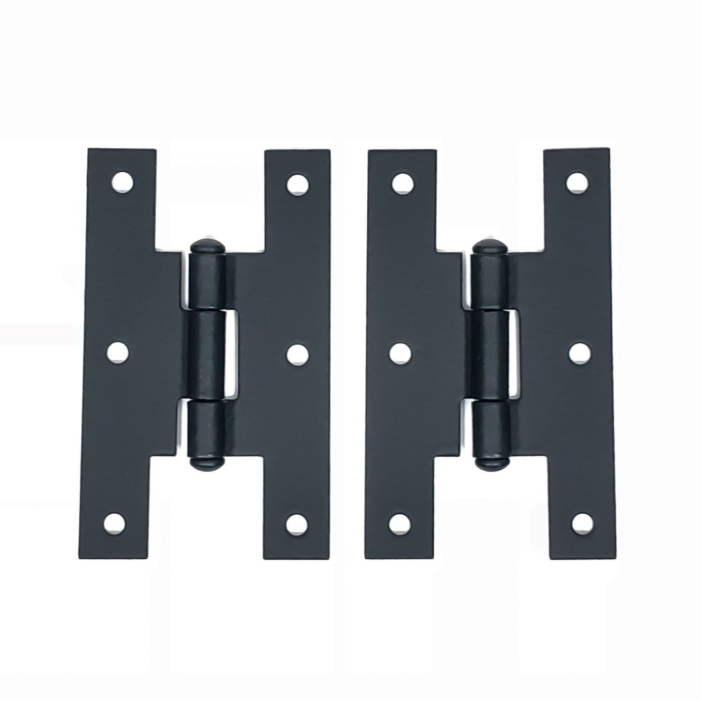 3" Cabinet H Hinge, Smooth, Pair