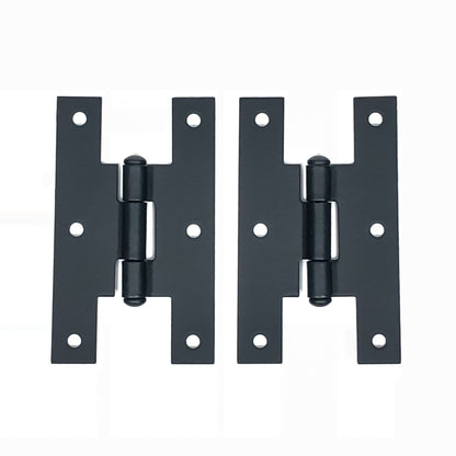 3" Cabinet H Hinge, Smooth, Pair