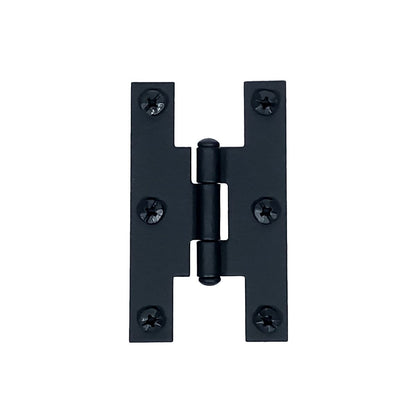 3" Cabinet H Hinge, Smooth, Pair