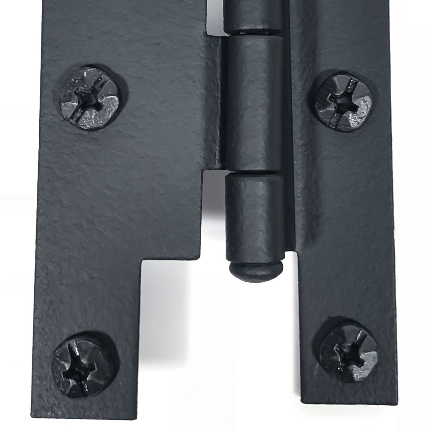 3" Offset Cabinet H Hinge, Smooth, Pair