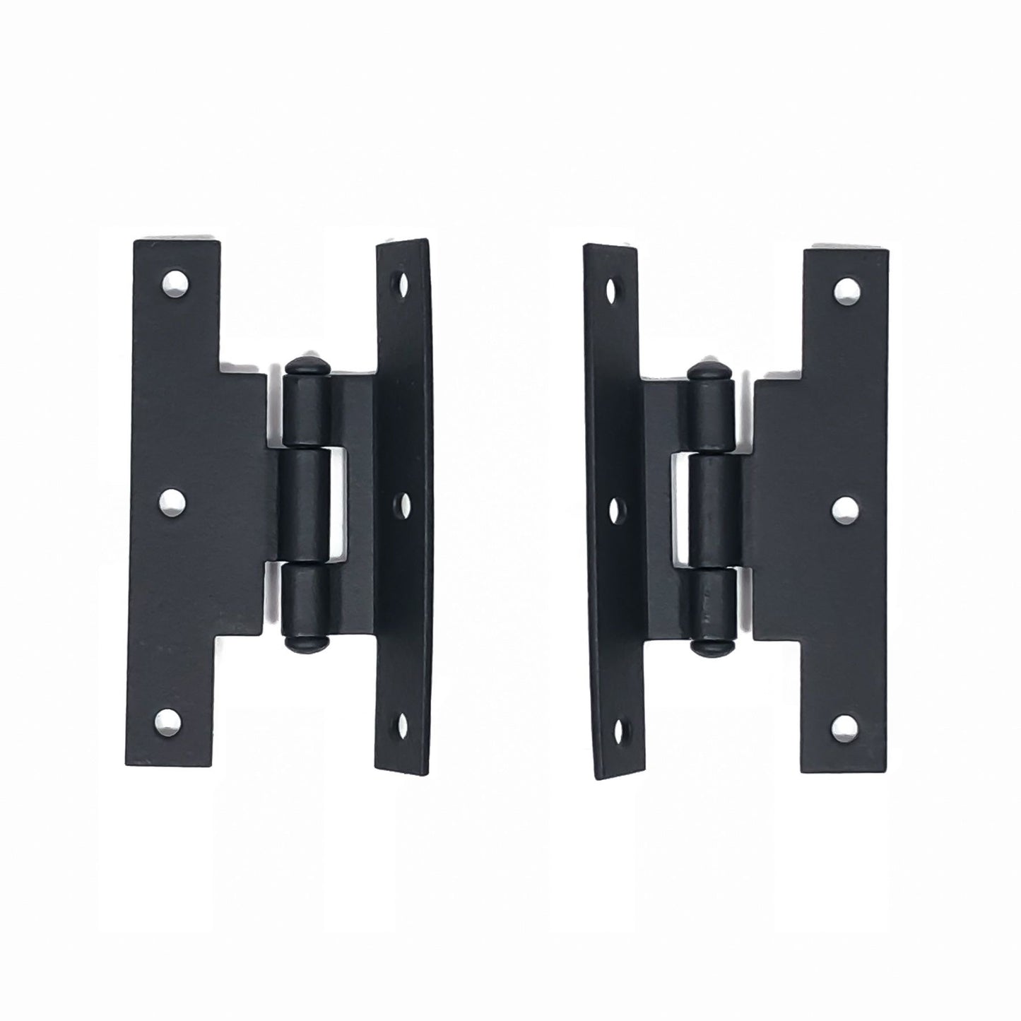 3" Offset Cabinet H Hinge, Smooth, Pair