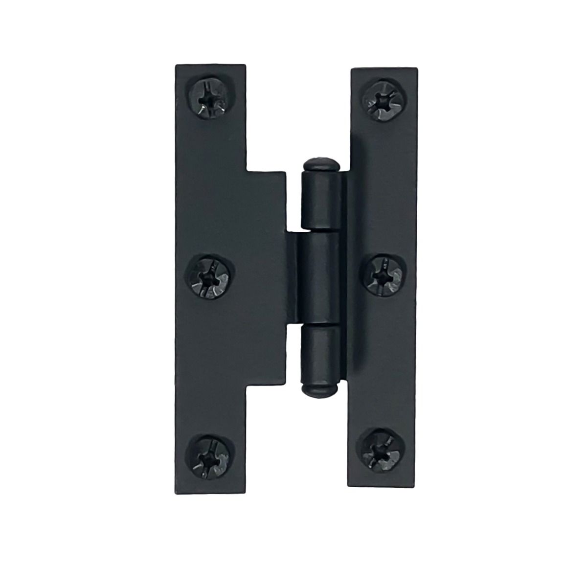 3" Offset Cabinet H Hinge, Smooth, Pair