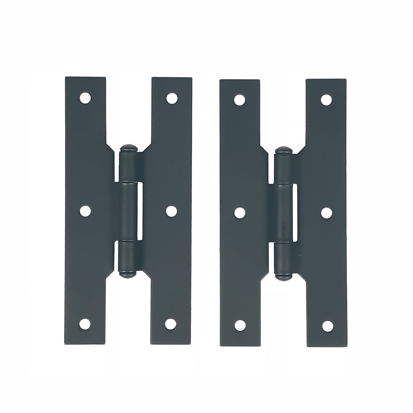 4" Smooth Door H Hinge, Pair